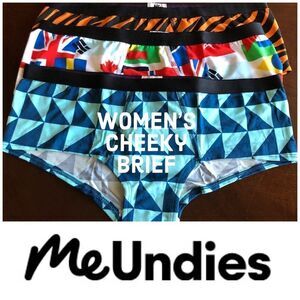 ME UNDIES - BRAND NEW - L Sz Small - 3-Pack Cheeky Brief Undies/Super Soft!